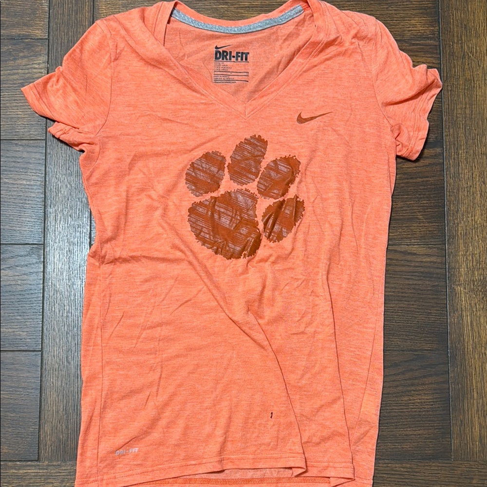 Nike Orange Dri-FIT Tee Clemson